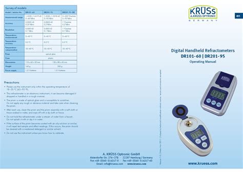 refractometer dr101-60|kruss dr101 60 manual.